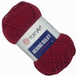 Włóczka YarnArt Merino Bulky Akryl WIŚNIOWY 3024