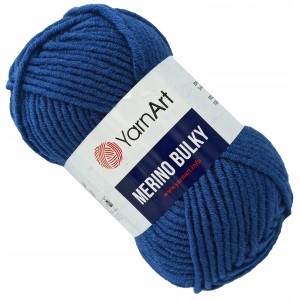 Włóczka YarnArt Merino Bulky Akryl NIEBIESKI 551