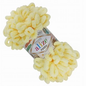 Włóczka Alize Puffy gruba miękka ŻÓŁTA 13