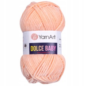 Włóczka YarnArt DOLCE BABY pluszowa 50g MORELOWA 773