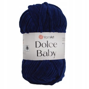 Włóczka YarnArt DOLCE BABY pluszowa 50g GRANATOWA 756