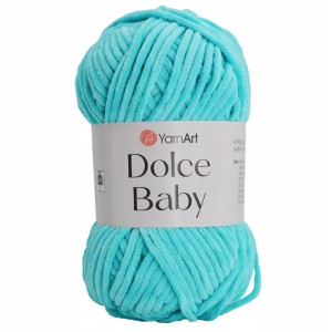 Włóczka YarnArt DOLCE BABY pluszowa 50g TURKUSOWA 746