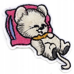 Aplikacja termo dziecięca Śpiąca mysz naprasowanka 1szt