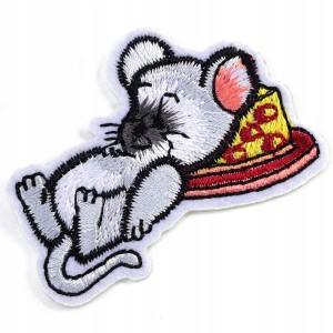 Aplikacja termo dziecięca Śpiąca mysz naprasowanka 1szt