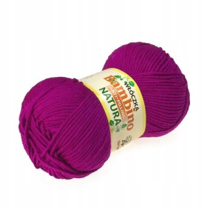 Włóczka Bambino Opus Natura akryl antypilling 1783 CYKLAMEN