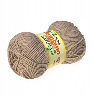 Włóczka Bambino Opus Natura akryl antypilling 1453 PŁOWA
