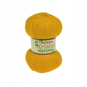Włóczka Kristal Opus Natura akryl cienka 2 nici 100g 32 ŻÓŁTA