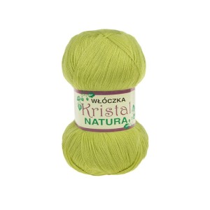 Włóczka Kristal Opus Natura akryl cienka 2 nici 100g 206 PISTACJOWA