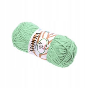 Włóczka Mokka Opus Natura bawełna len 50g/80m 2159 PISTACJOWA