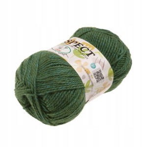 Włóczka Respect Opus Natura akryl bawełna 100g/230m 030 ZIELONA