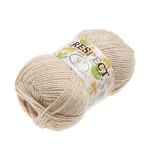 Włóczka Respect Opus Natura akryl bawełna 100g/230m 020 BEŻOWA