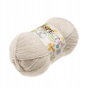 Włóczka Respect Opus Natura akryl bawełna 100g/230m 010 BIAŁA