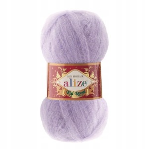 Włóczka Alize KID ROYAL moher 50g 158 JASNY FIOLET