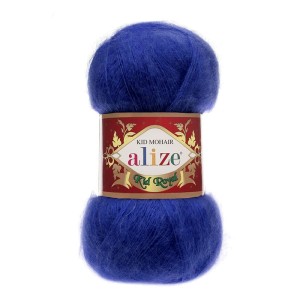 Włóczka Alize KID ROYAL moher 50g 141 SZAFIROWA