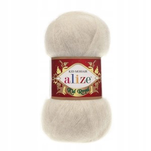 Włóczka Alize KID ROYAL moher 50g 67 KREMOWA