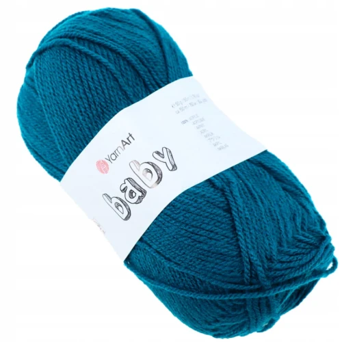 Włóczka YarnArt BABY 100% akryl 50g 850 MORSKA