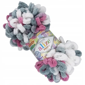 Włóczka Alize Puffy COLOR 100g WIELOKOLOROWA 6070