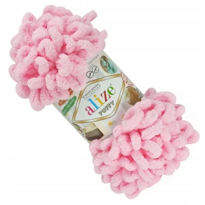 Włóczka Alize Puffy gruba miękka RÓŻOWA 185