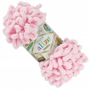 Włóczka Alize Puffy 100g miękka gruba RÓŻOWA 31