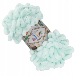 Włóczka Alize Puffy gruba miękka 100g MIĘTOWA 15