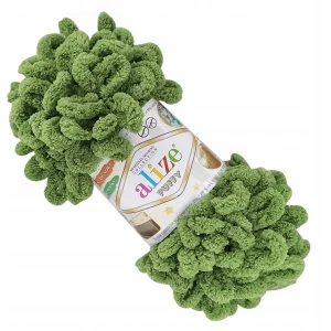 Włóczka Alize Puffy gruba miękka 100g KHAKI 485