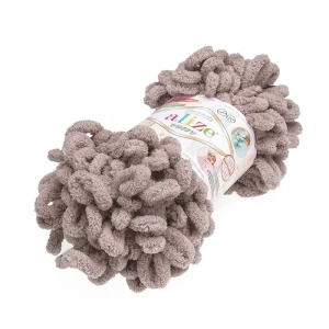 Włóczka Alize Puffy 100g gruba miękka BEŻOWA 268