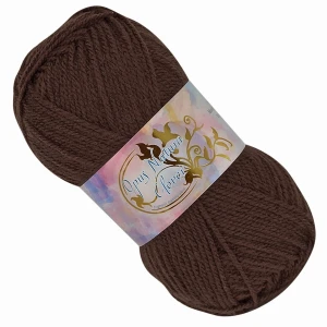 Włóczka Clover 100% Akryl 50g/150m BRĄZOWA 45