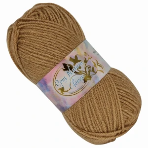 Włóczka Clover 100% Akryl 50g/150m CIEMN BEŻOWA 12