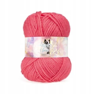 Włóczka Clover Akryl miękka 50g/150m KORALOWA 29