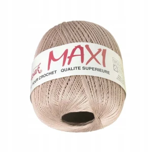 Kordonek MAXI bawełna 100g 565m CAPPUCCINO 9103