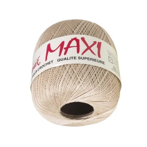 Kordonek MAXI bawełna 100g 565m CIEMNY KREM 300