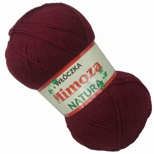 Włóczka Mimoza Opus Akryl 100g/330m BURGUNDOWY 208