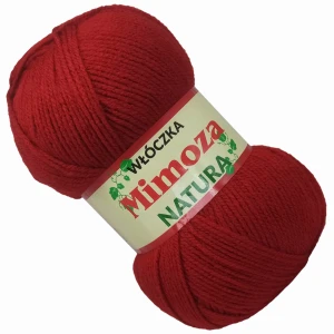 Włóczka Mimoza Opus Akryl 100g/330m C.CZERWONY 207