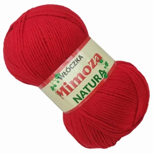 Włóczka Mimoza Opus Akryl 100g/330m CZERWONY 62