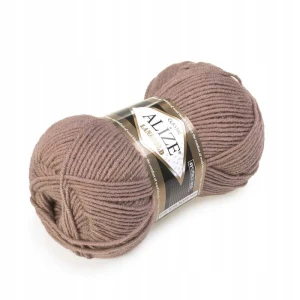 Włóczka Alize Lanagold akryl wełna 100g/240m CAPPUCCINO 584