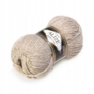 Włóczka Alize Lanagold akryl wełna 100g/240m JASNA BEŻOWA 152