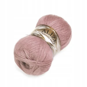 Włóczka Alize Angora Gold z wełną 100g/550m BRUDNY RÓŻ 102