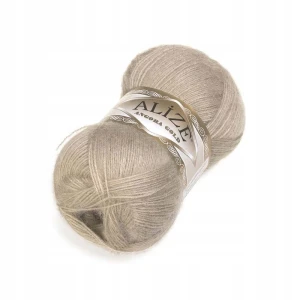 Włóczka Alize Angora Gold z wełną 100g/550m JASNA BEŻOWA 543