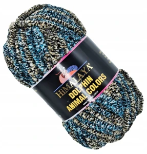 Włóczka Himalaya Dolphin Animal Colors pluszowa 83112