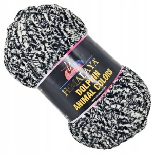 Włóczka Himalaya Dolphin Animal Colors pluszowa PANDA 83109
