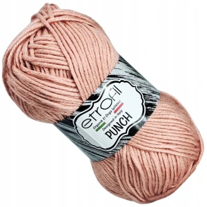 Włóczka Etrofil Punch 100% micro akryl 25g/70m BRUDNY RÓŻ 73193