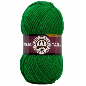 Włóczka TANJA Madame Tricote gruba miękka 100% akryl 100g TRAWIASTA 120