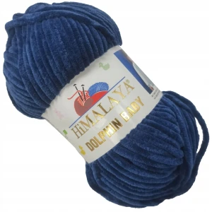 Włóczka HIMALAYA Dolphin Baby 100g GRANATOWA 80321