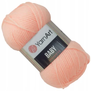 Włóczka YarnArt BABY 100% Akryl 50g ŁOSOSIOWY 204