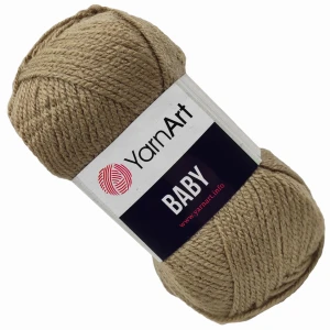 Włóczka YarnArt BABY 100% Akryl 50g CIEMNY BEŻ 218
