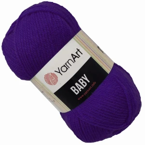 Włóczka YarnArt BABY 100% Akryl 50g FIOLETOWY 203