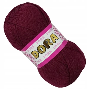 Włóczka Dora Madame Tricote 100g Akryl BORDO 035