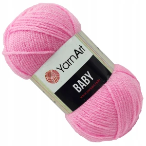 Włóczka YarnArt BABY 100% Akryl 50g RÓŻOWY 10119