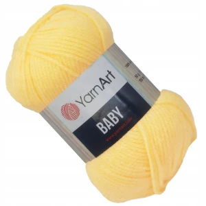 Włóczka YarnArt BABY 100% Akryl 50g KREMOWA 315