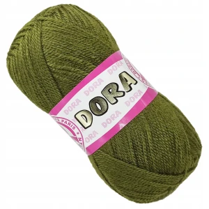 Włóczka Dora Madame Tricote 100g Akryl OLIWKA 077